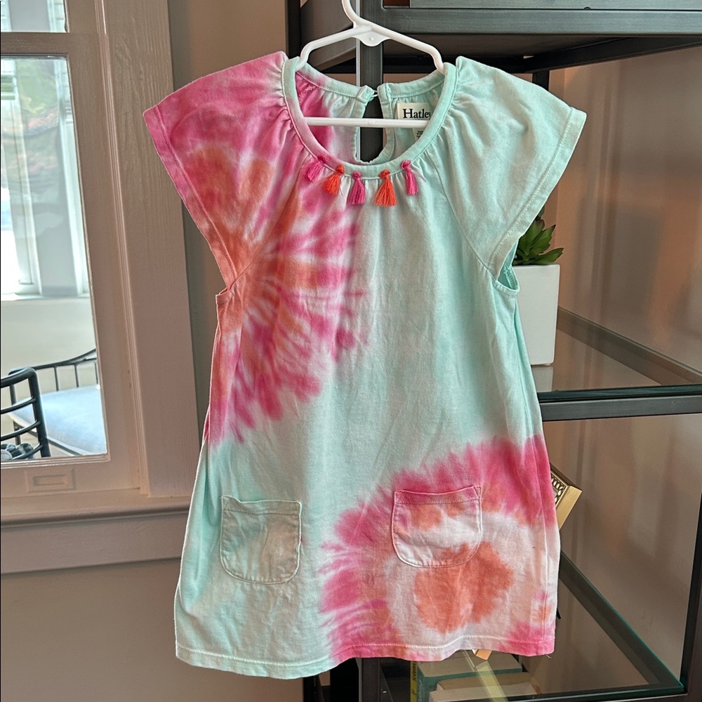 Hatley Tie-Dye Kids Tee - Pink, Blue, and Orange